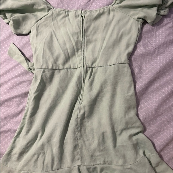 Trixxi Mint Green Wrap Dress - Picture 2 of 10